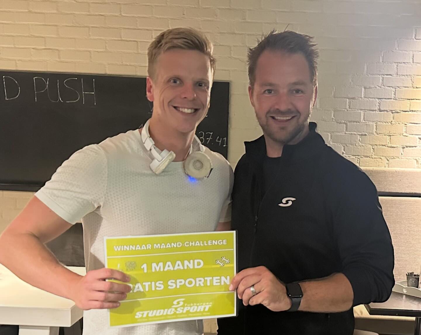 Studio Sport Tubbergen Winnaar maand challenge