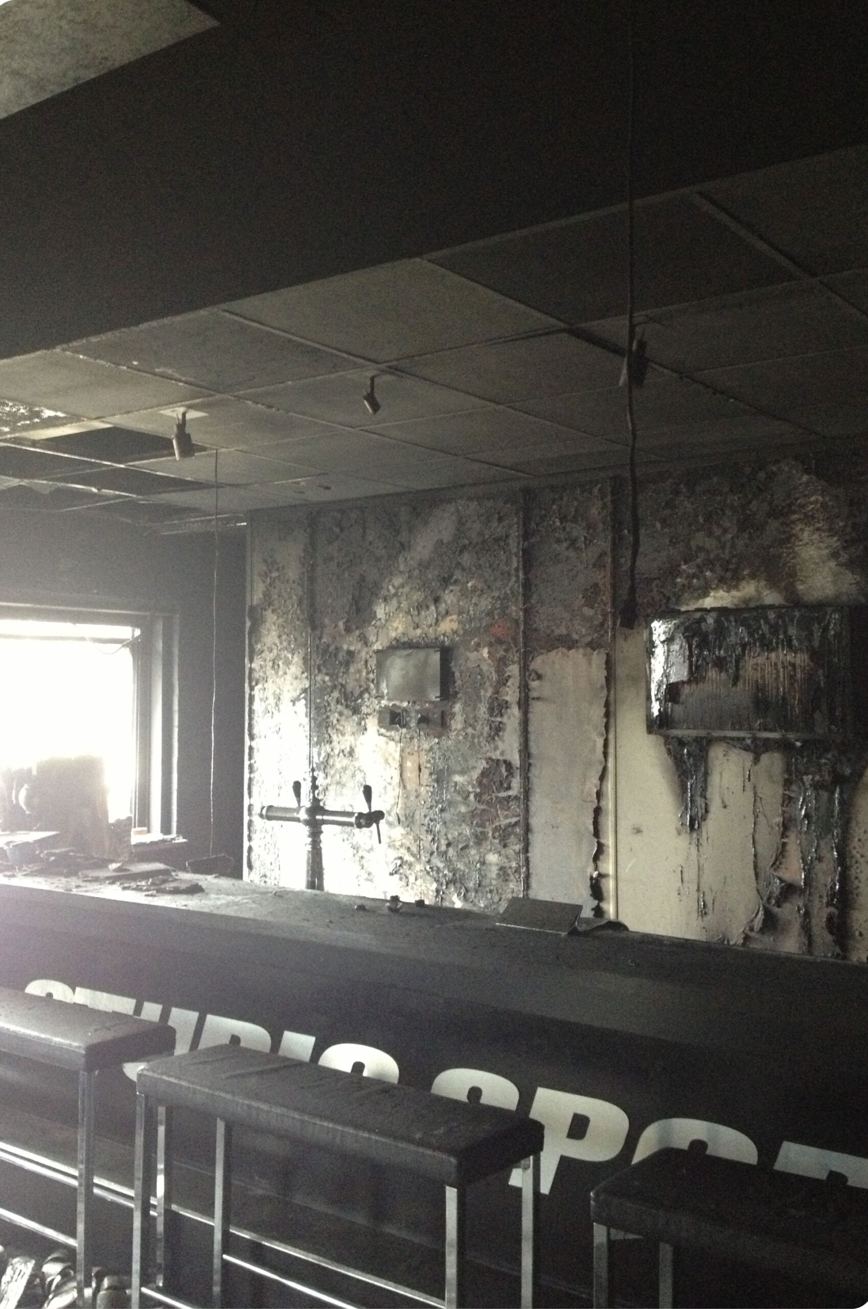 Studio Sport Tubbergen brand 19 april 2013
